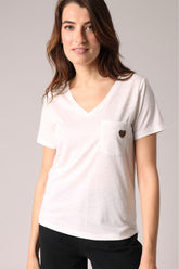 Tee-shirt M/C Deeluxe Kellie Blanc